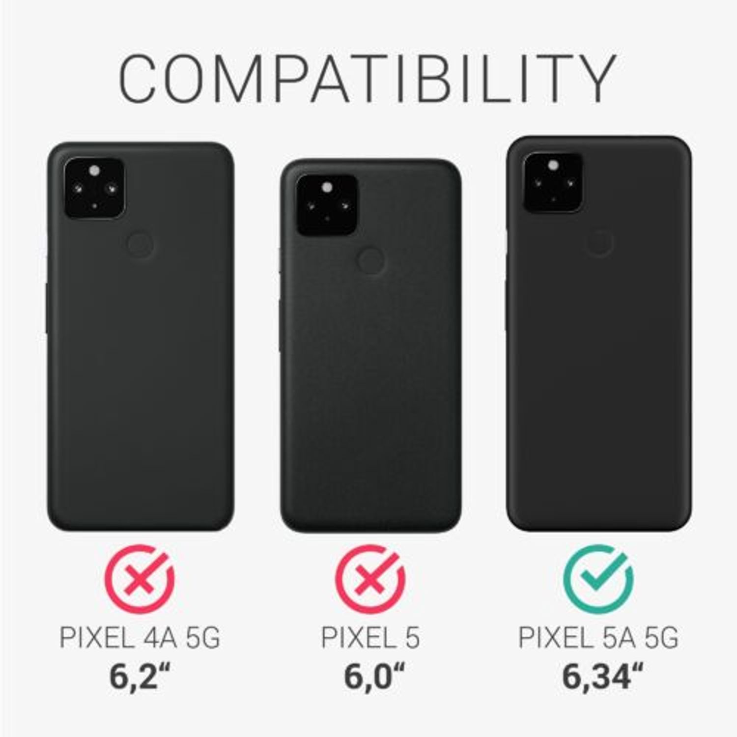 Husa pentru Google Pixel 5a, Textil, Mov, 55987.38, Kwmobile fotografia produsului View 6 L