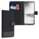 Husa pentru Google Pixel 5a, Textil, Negru, 55987.73, Kwmobile fotografia produsului