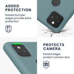 Husa pentru Google Pixel 5a, Silicon, Verde, 55207.207, Kwmobile fotografia produsului View 4 S