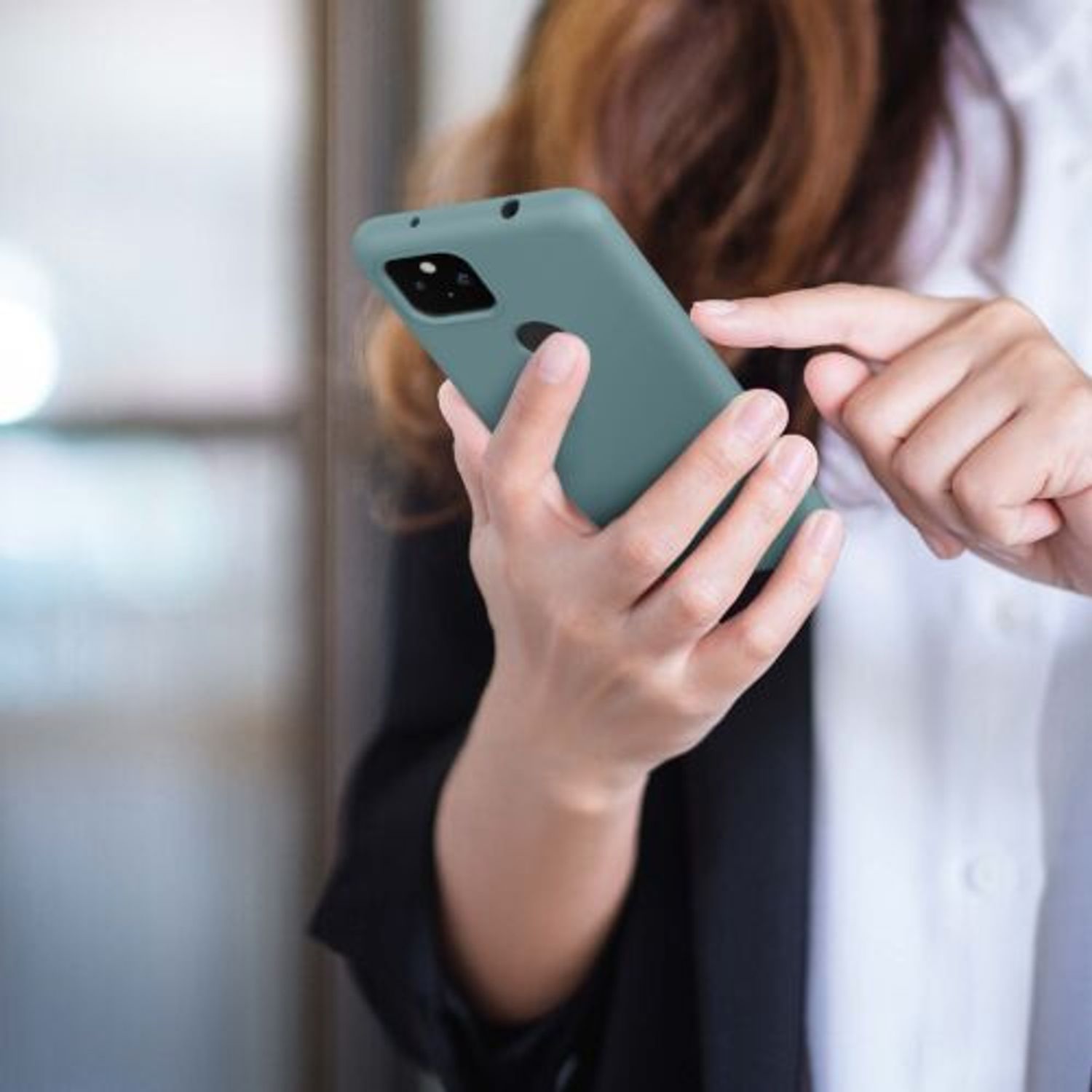 Husa pentru Google Pixel 5a, Silicon, Verde, 55207.207, Kwmobile fotografia produsului View 8 L