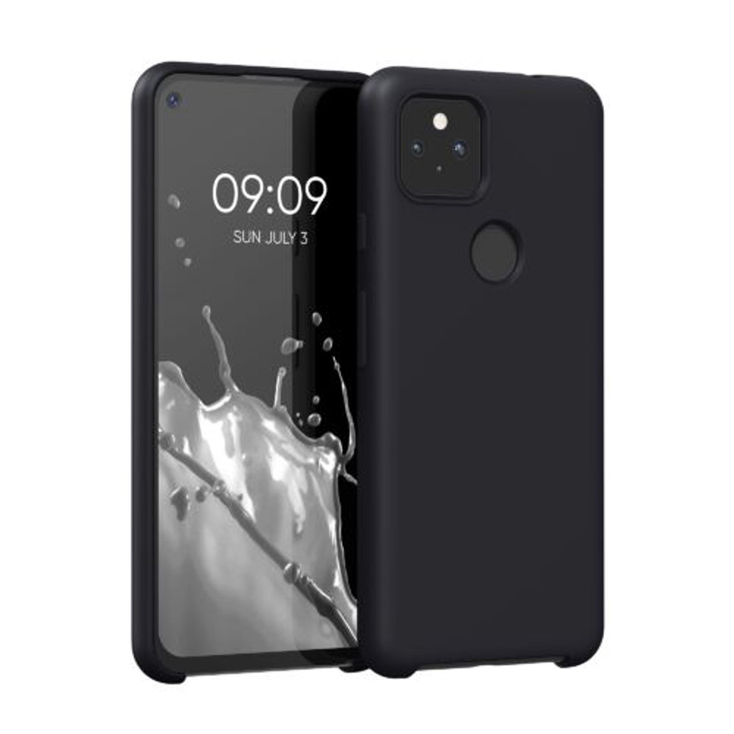 Husa pentru Google Pixel 5a, Silicon, Negru, 55207.01, Kwmobile fotografia produsului