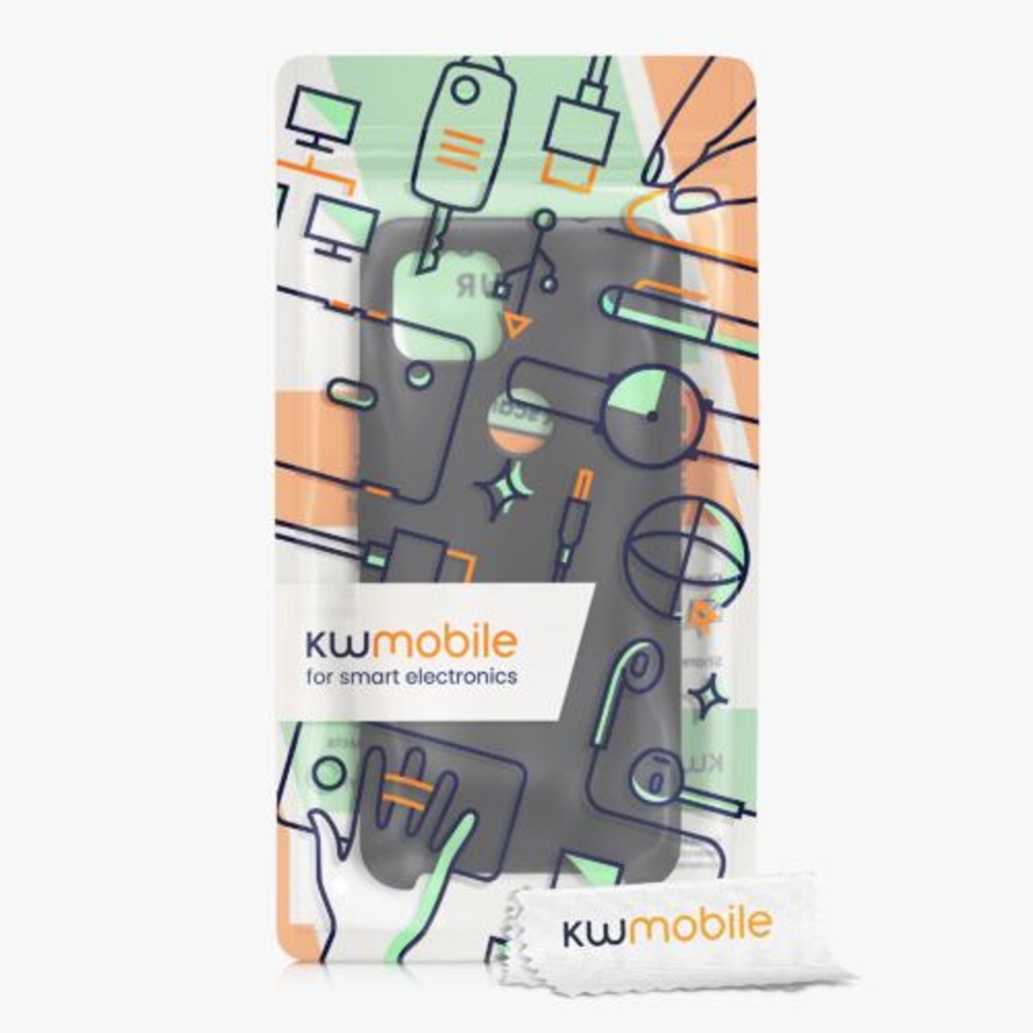 Husa pentru Google Pixel 5a, Silicon, Negru, 55207.01, Kwmobile fotografia produsului View 8 L