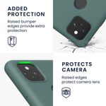 Husa pentru Google Pixel 5a, Silicon, Verde, 55207.171, Kwmobile fotografia produsului View 4 S