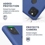 Husa pentru Google Pixel 5a, Silicon, Albastru, 55207.145, Kwmobile fotografia produsului View 4 S