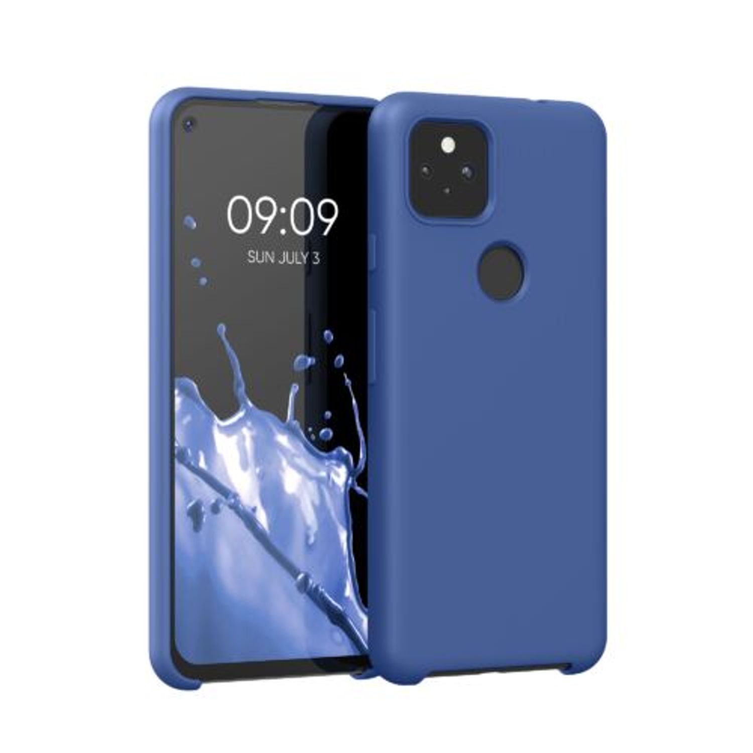 Husa pentru Google Pixel 5a, Silicon, Albastru, 55207.145, Kwmobile fotografia produsului