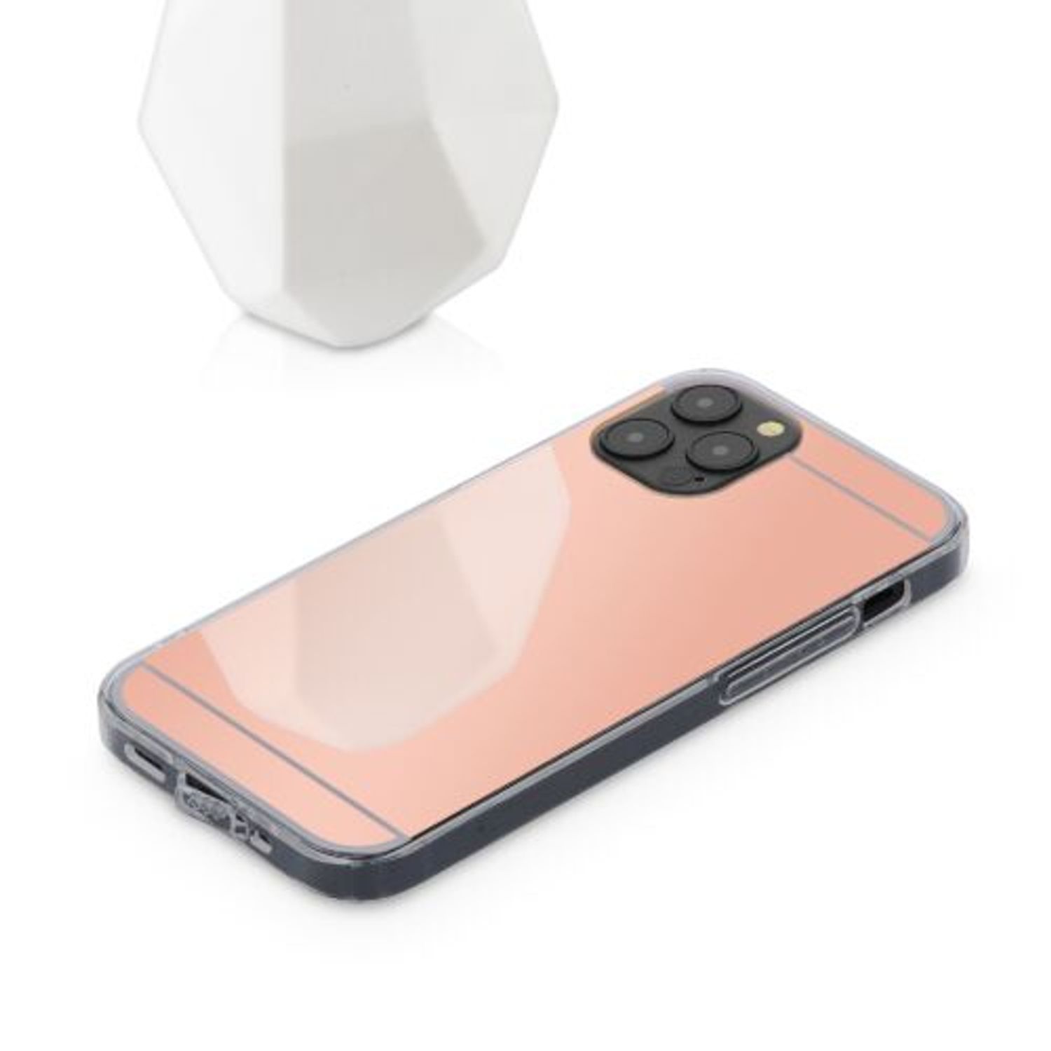 Husa pentru iPhone 12/iPhone 12 Pro, Silicon, Rose Gold, 55688.41 fotografia produsului View 12 L