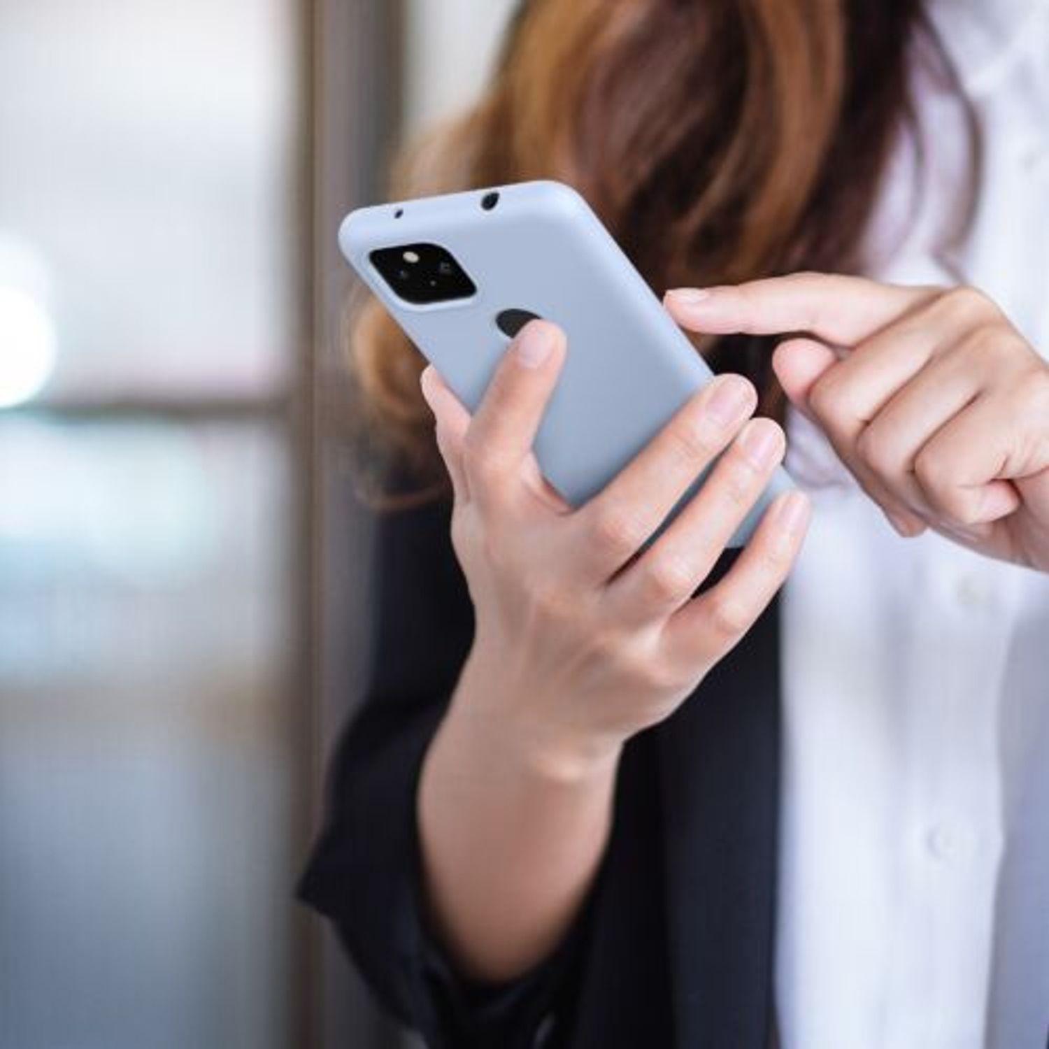 Husa pentru Google Pixel 5a, Silicon, Albastru, 55207.58, Kwmobile fotografia produsului View 9 L