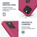 Husa pentru Google Pixel 5a, Silicon, Roz, 55207.213, Kwmobile fotografia produsului View 6 S