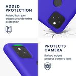 Husa pentru Google Pixel 5a, Silicon, Albastru, 55207.134, Kwmobile fotografia produsului View 4 S
