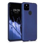 Husa pentru Google Pixel 5a, Silicon, Albastru, 55782.64, Kwmobile fotografia produsului