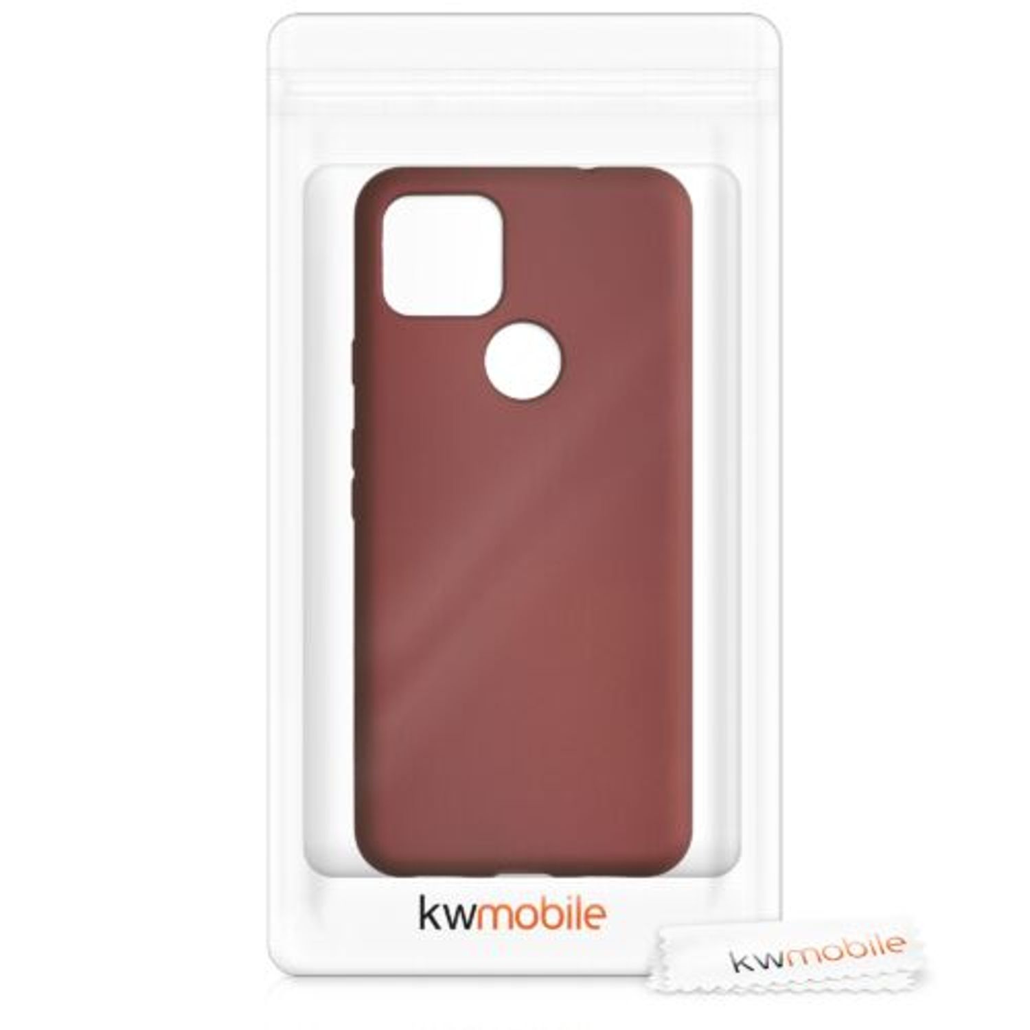 Husa pentru Google Pixel 5a, Silicon, Rosu, 55782.178, Kwmobile fotografia produsului View 7 L
