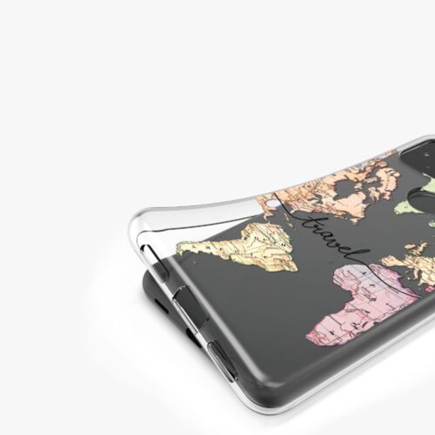 Husa pentru Google Pixel 5a, Silicon, Multicolor, 55160.01, Kwmobile fotografia produsului View 8 L