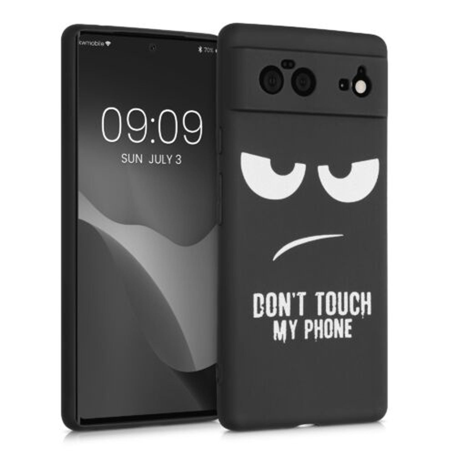 Husa pentru Google Pixel 6, Silicon, Negru, 57010.01, Kwmobile fotografia produsului