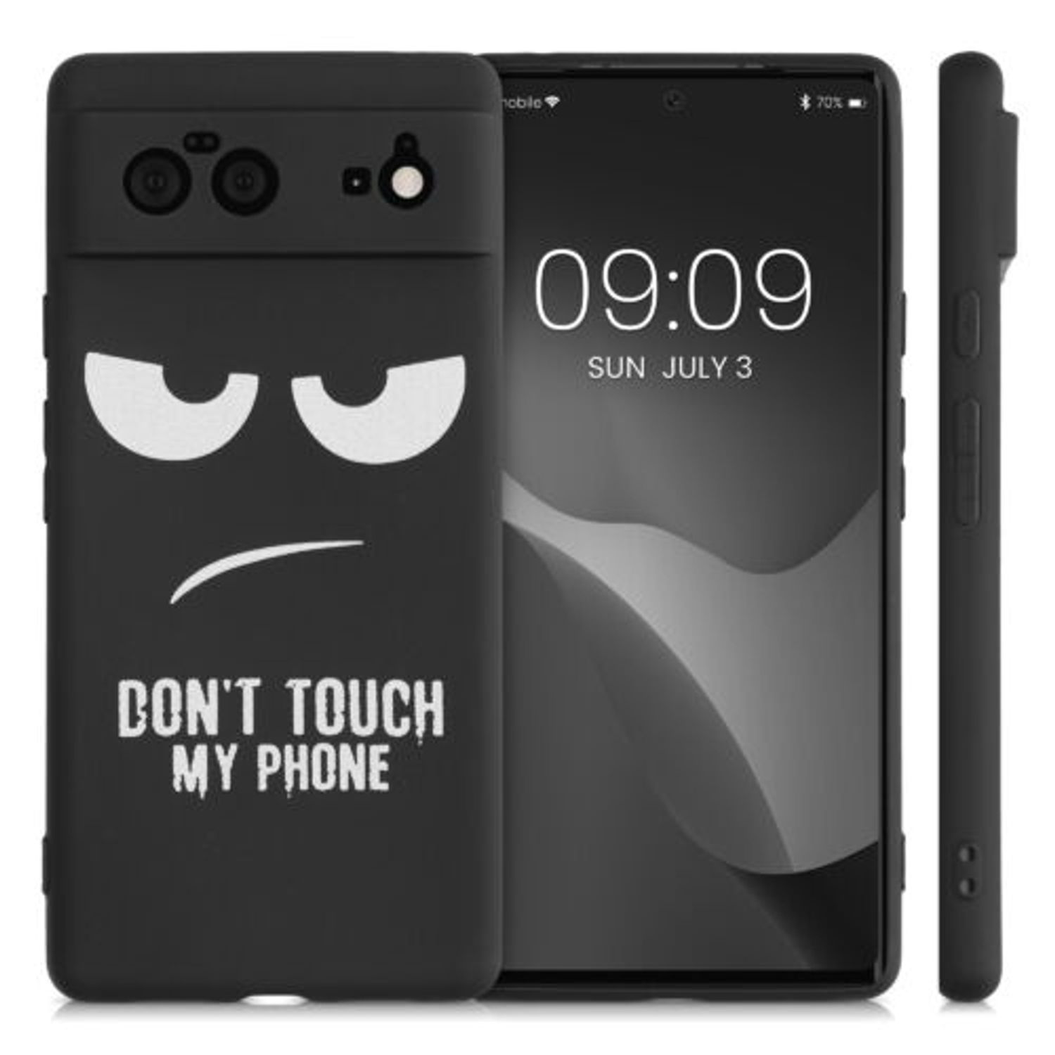 Husa pentru Google Pixel 6, Silicon, Negru, 57010.01, Kwmobile fotografia produsului View 6 L