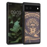 Husa pentru Google Pixel 6, Lemn, Negru, 56784.04, Kwmobile fotografia produsului