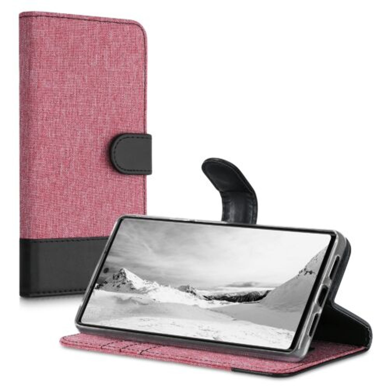 Husa pentru Google Pixel 6, Textil, Roz, 55988.10, Kwmobile fotografia produsului View 2 L