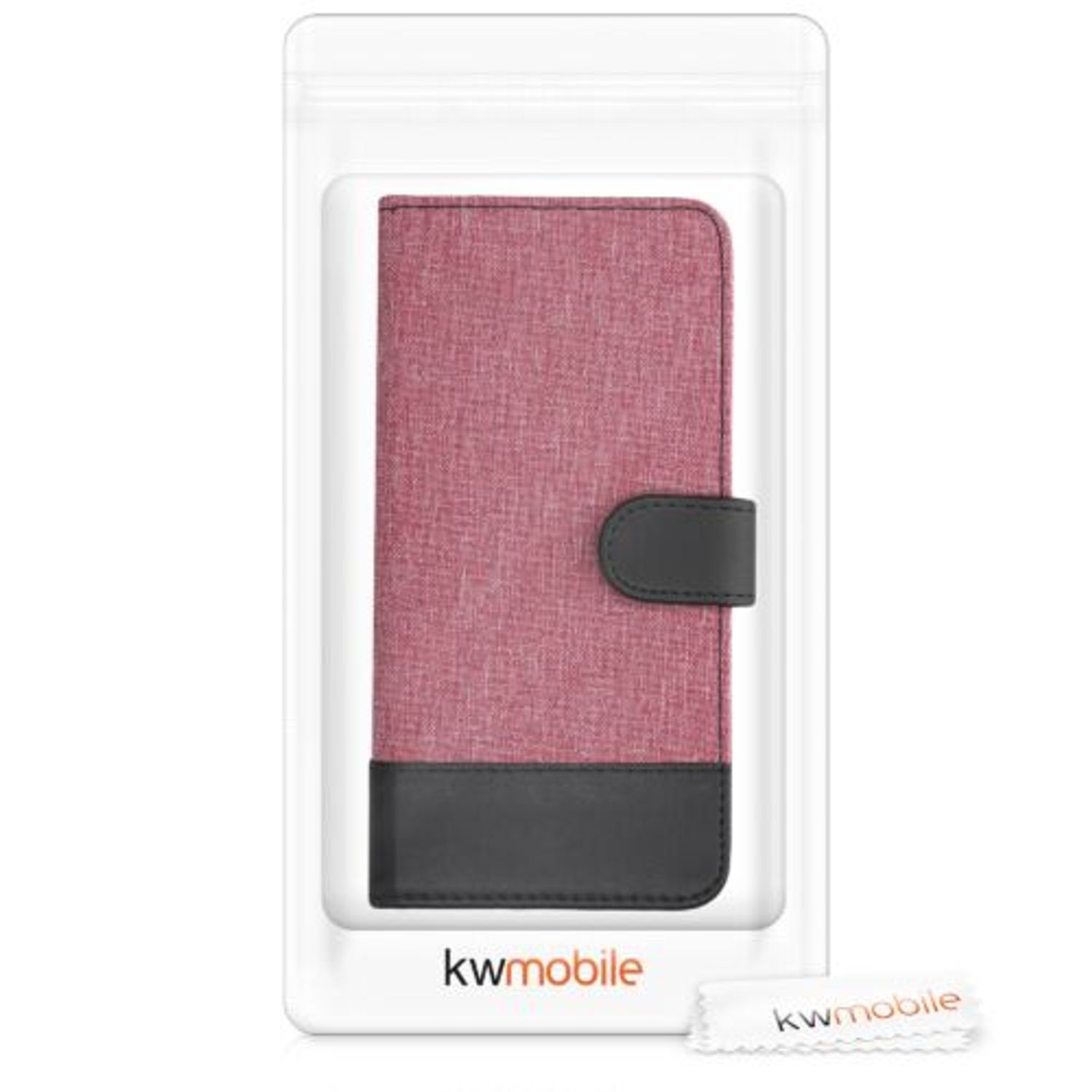 Husa pentru Google Pixel 6, Textil, Roz, 55988.10, Kwmobile fotografia produsului View 7 L