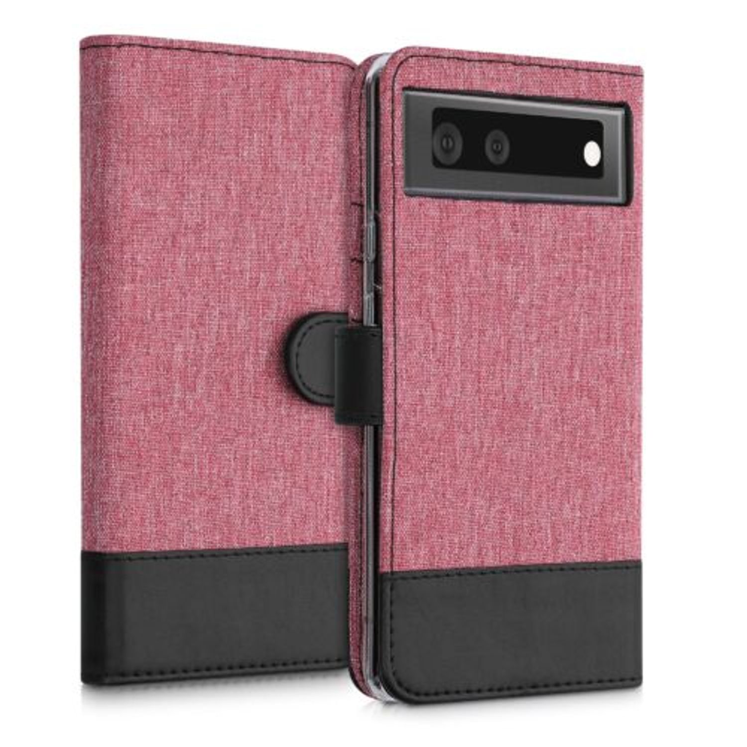 Husa pentru Google Pixel 6, Textil, Roz, 55988.10, Kwmobile fotografia produsului View 6 L