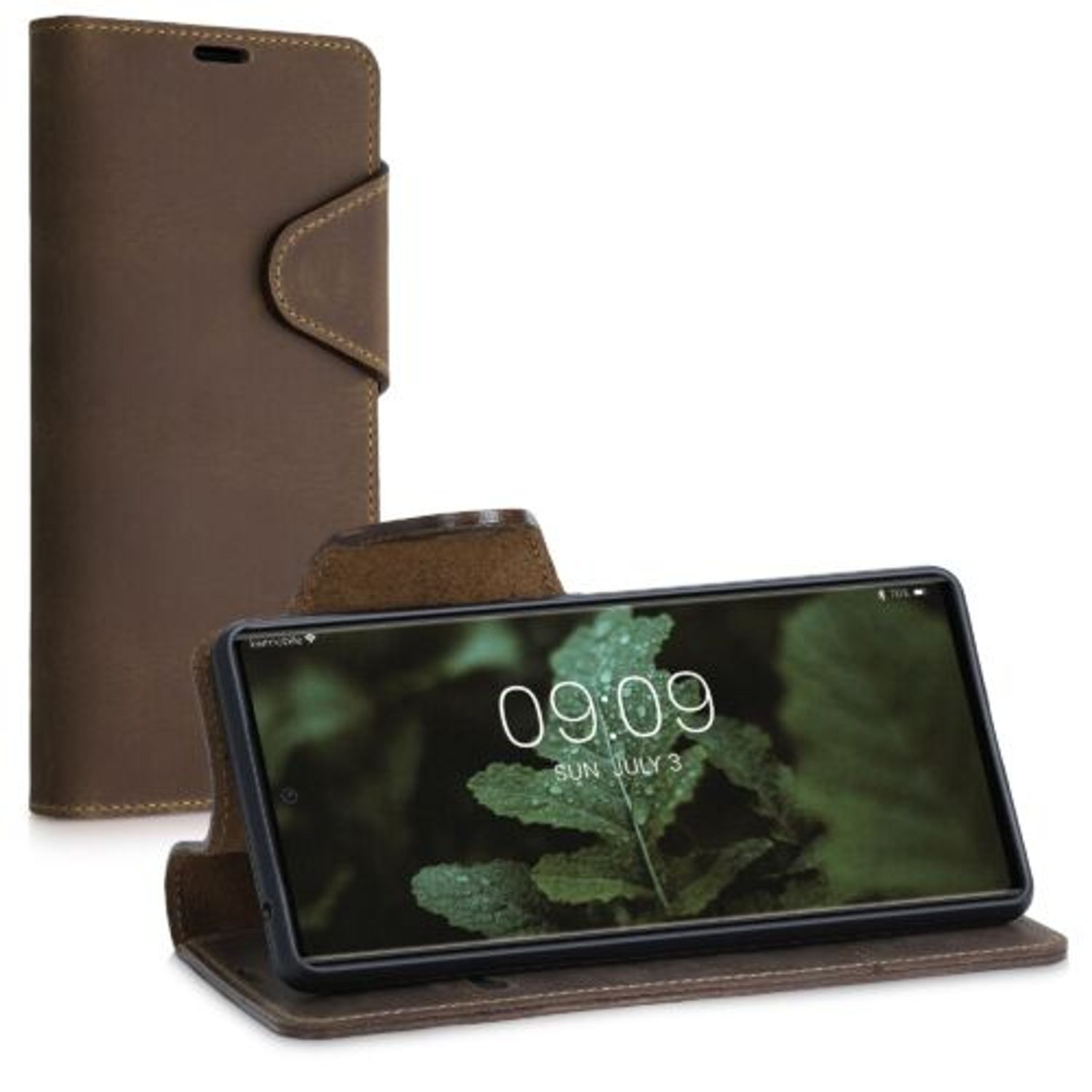 Husa pentru Google Pixel 6, Piele naturala, Maro, 55823.05, kalibri fotografia produsului View 2 L