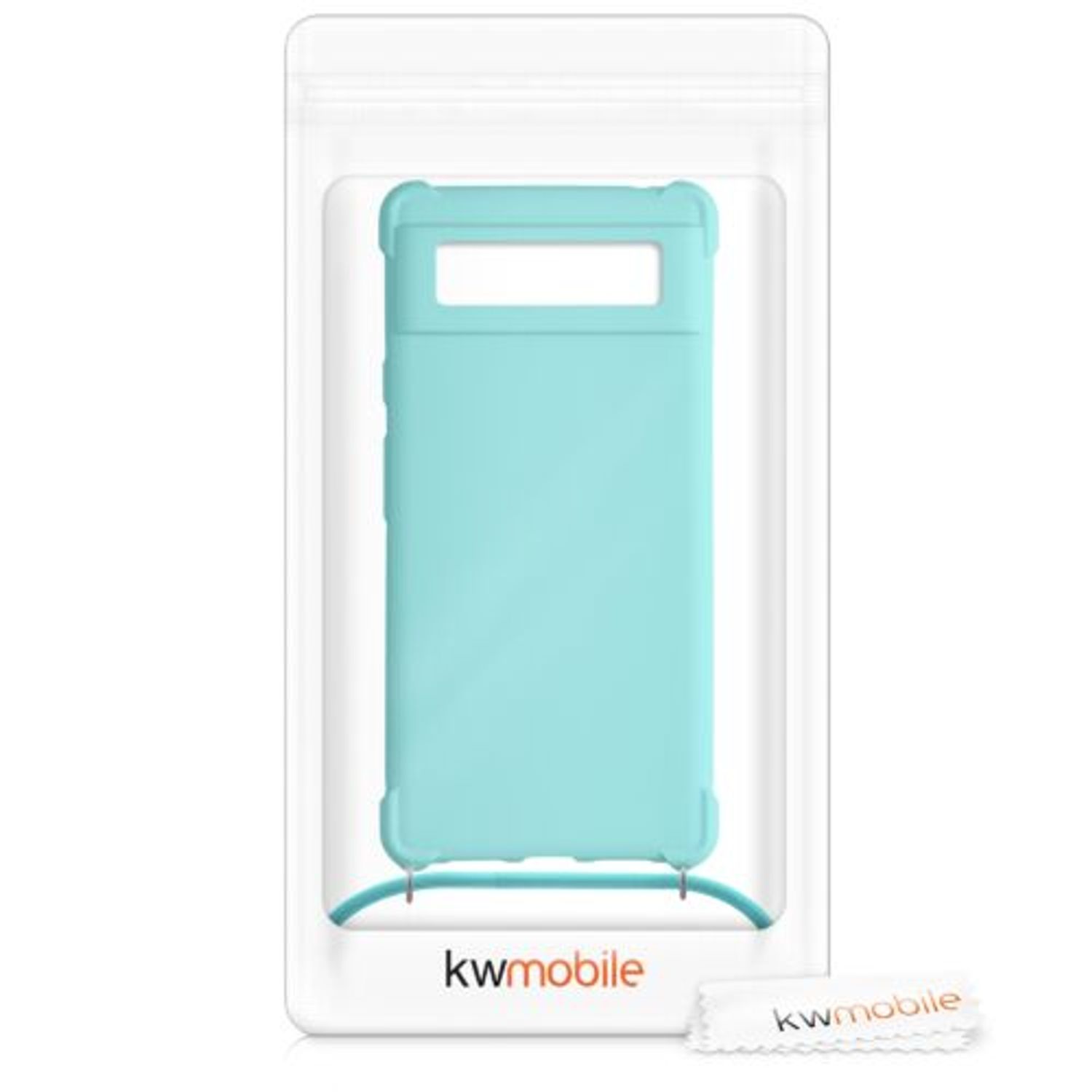 Husa pentru Google Pixel 6, Silicon, Verde, 55916.23, Kwmobile fotografia produsului View 6 L