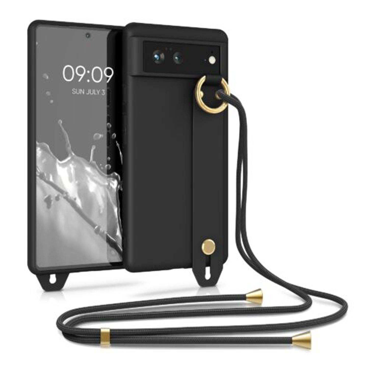 Husa pentru Google Pixel 6, Silicon, Negru, 56468.01, Kwmobile fotografia produsului