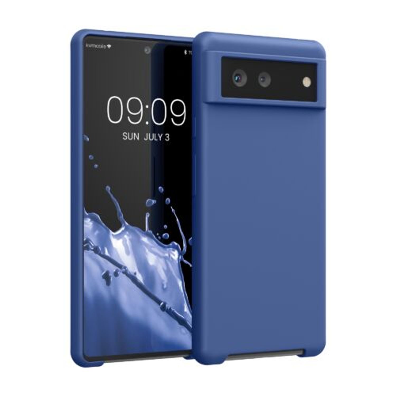 Husa pentru Google Pixel 6, Silicon, Albastru, 55480.145, Kwmobile fotografia produsului