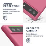 Husa pentru Google Pixel 6, Silicon, Roz, 55480.212, Kwmobile fotografia produsului View 6 S