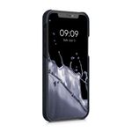 Husa pentru iPhone 12/iPhone 12 Pro, Textil, Albastru, 55752.17 fotografia produsului View 16 S