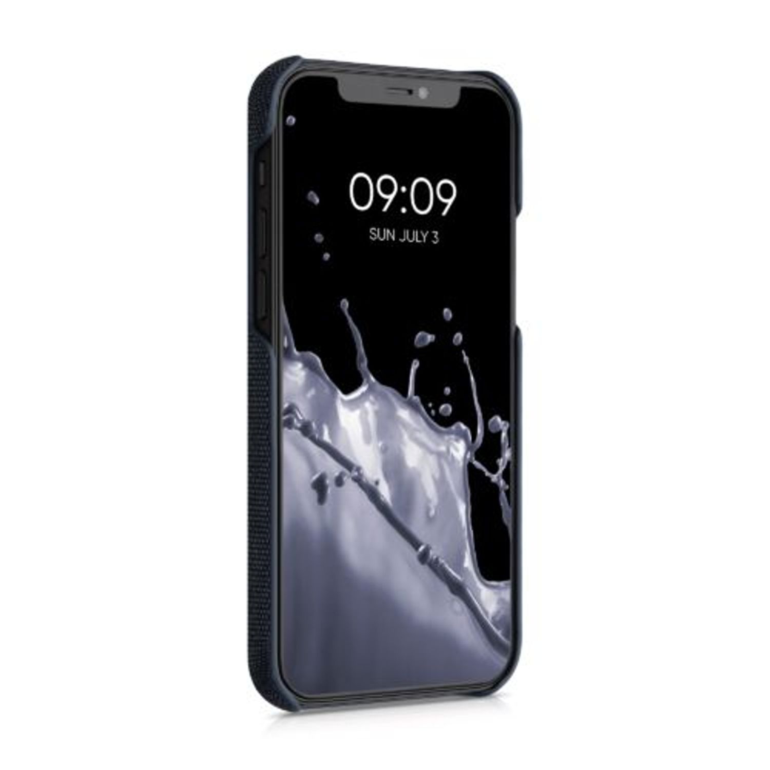Husa pentru iPhone 12/iPhone 12 Pro, Textil, Albastru, 55752.17 fotografia produsului View 16 L
