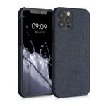 Husa pentru iPhone 12/iPhone 12 Pro, Textil, Albastru, 55752.17 fotografia produsului View 18 S