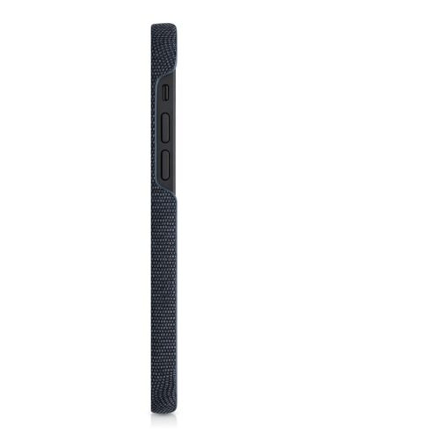 Husa pentru iPhone 12/iPhone 12 Pro, Textil, Albastru, 55752.17 fotografia produsului View 10 L