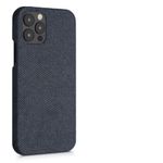 Husa pentru iPhone 12/iPhone 12 Pro, Textil, Albastru, 55752.17 fotografia produsului View 11 S