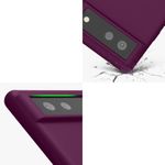 Husa pentru Google Pixel 6, Silicon, Violet, 55480.187, Kwmobile fotografia produsului View 7 S