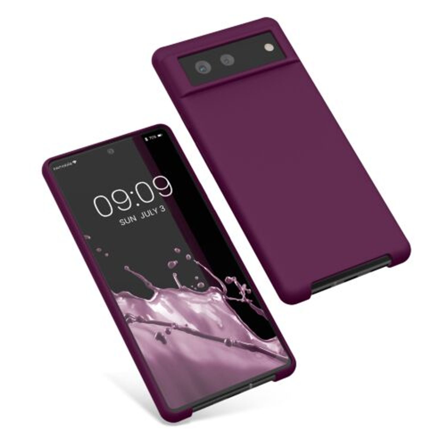 Husa pentru Google Pixel 6, Silicon, Violet, 55480.187, Kwmobile fotografia produsului View 2 L