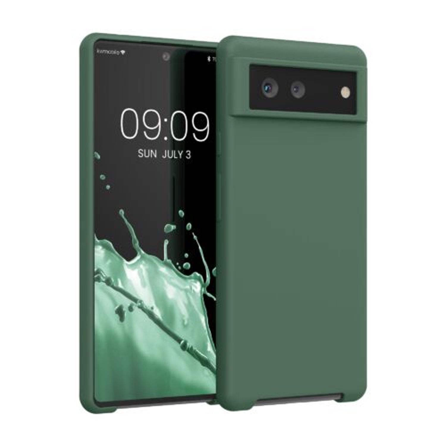 Husa pentru Google Pixel 6, Silicon, Verde, 55480.166, Kwmobile fotografia produsului
