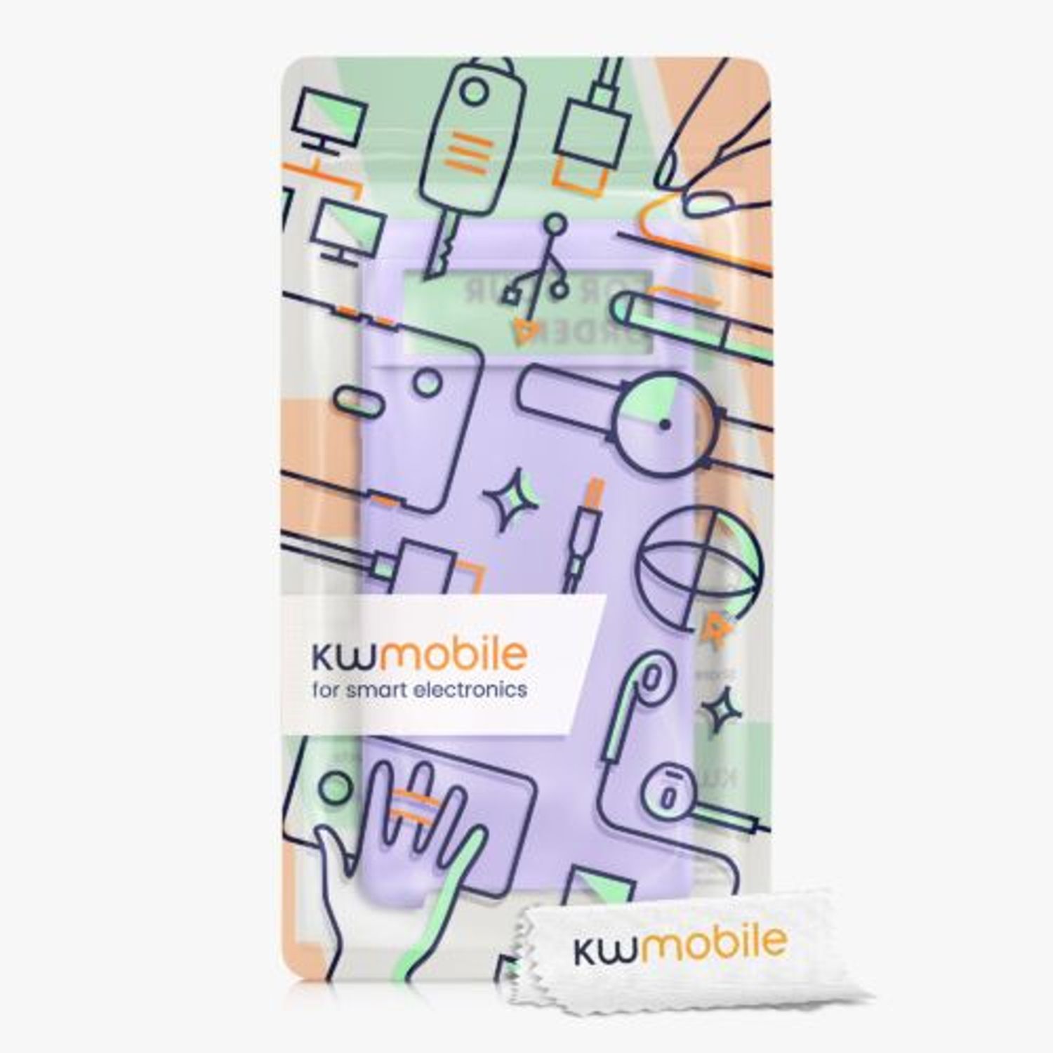 Husa pentru Google Pixel 6, Silicon, Mov, 55480.108, Kwmobile fotografia produsului View 7 L