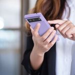 Husa pentru Google Pixel 6, Silicon, Mov, 55480.108, Kwmobile fotografia produsului View 9 S