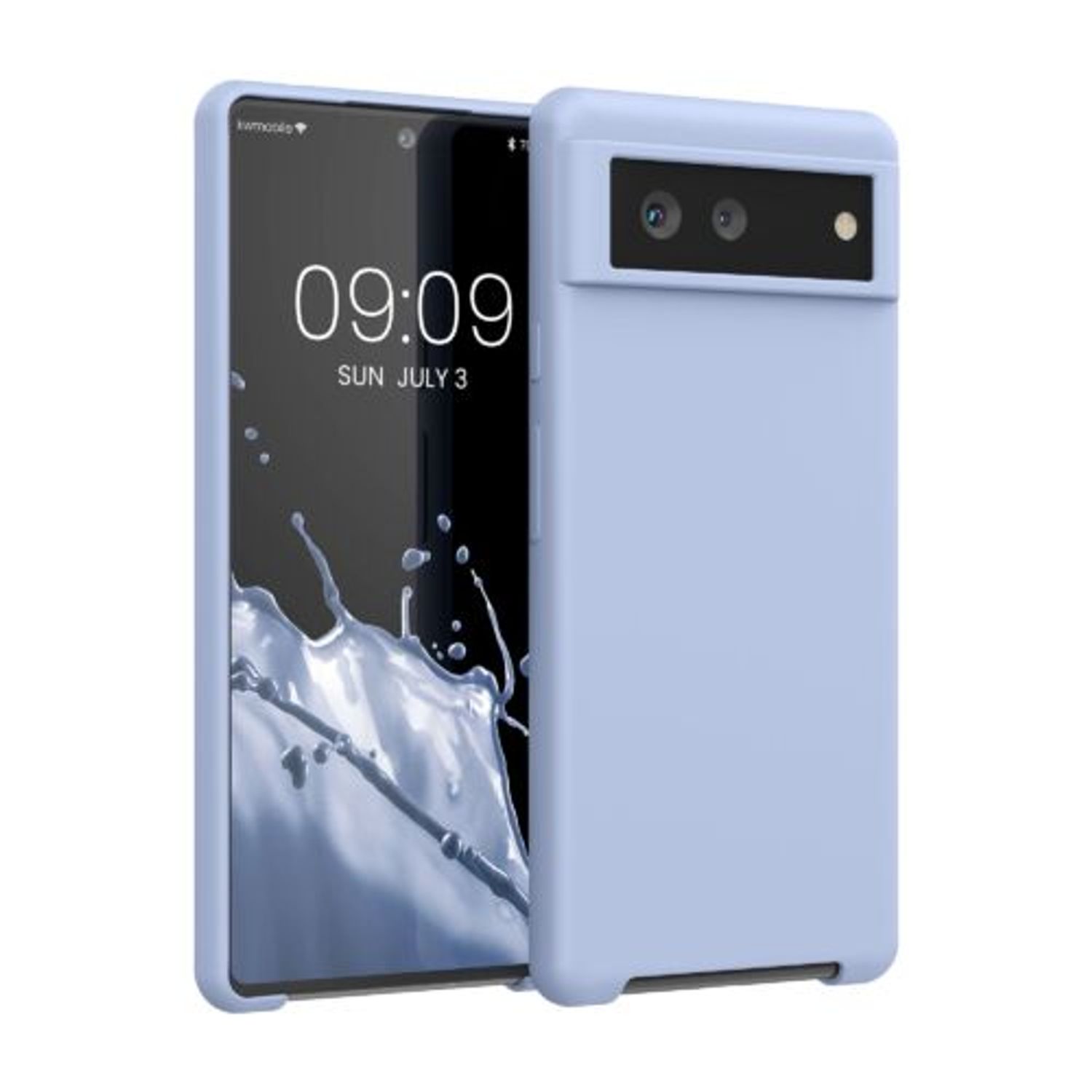Husa pentru Google Pixel 6, Silicon, Albastru, 55480.58, Kwmobile fotografia produsului