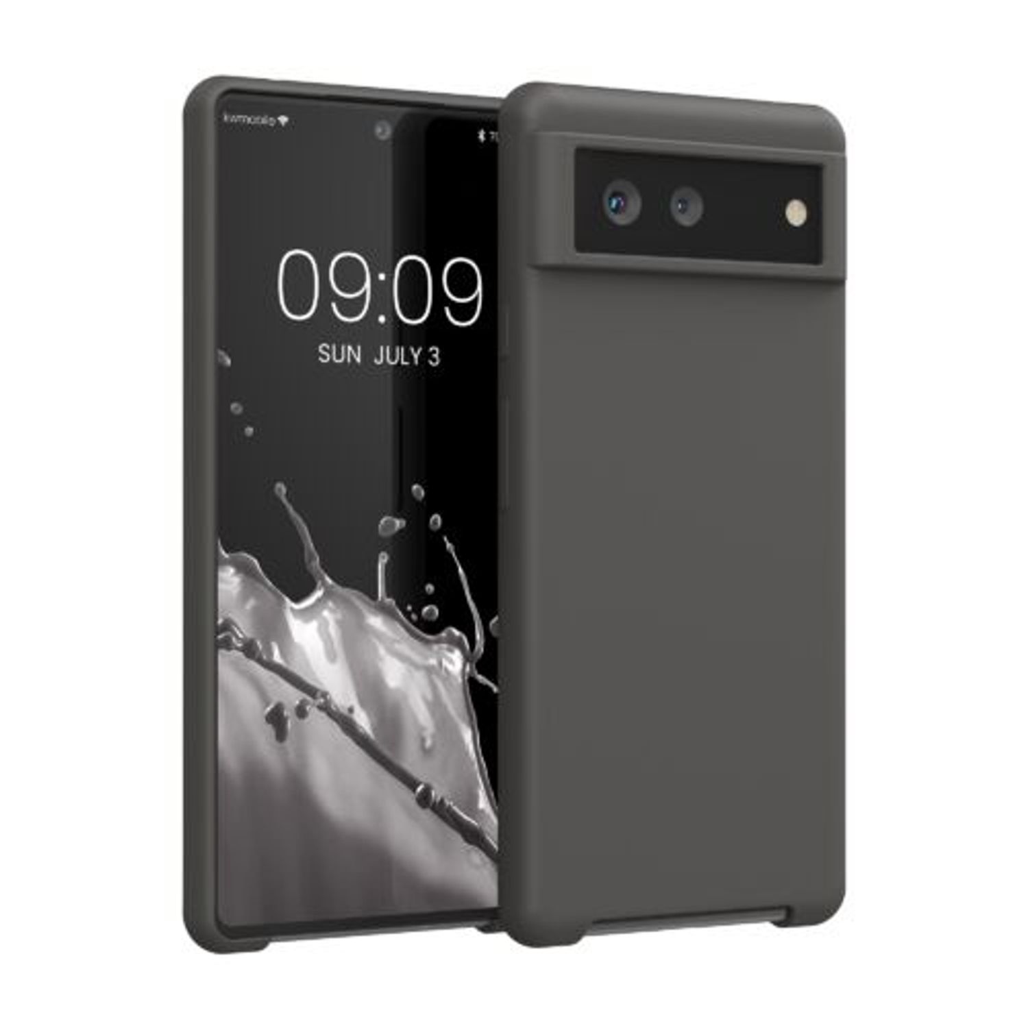 Husa pentru Google Pixel 6, Silicon, Gri, 55480.107, Kwmobile fotografia produsului View 11 L