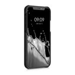 Husa pentru iPhone 12/iPhone 12 Pro, Textil, Gri, 55752.01 fotografia produsului View 4 S