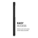 Husa pentru iPhone 12/iPhone 12 Pro, Textil, Gri, 55752.01 fotografia produsului View 5 S