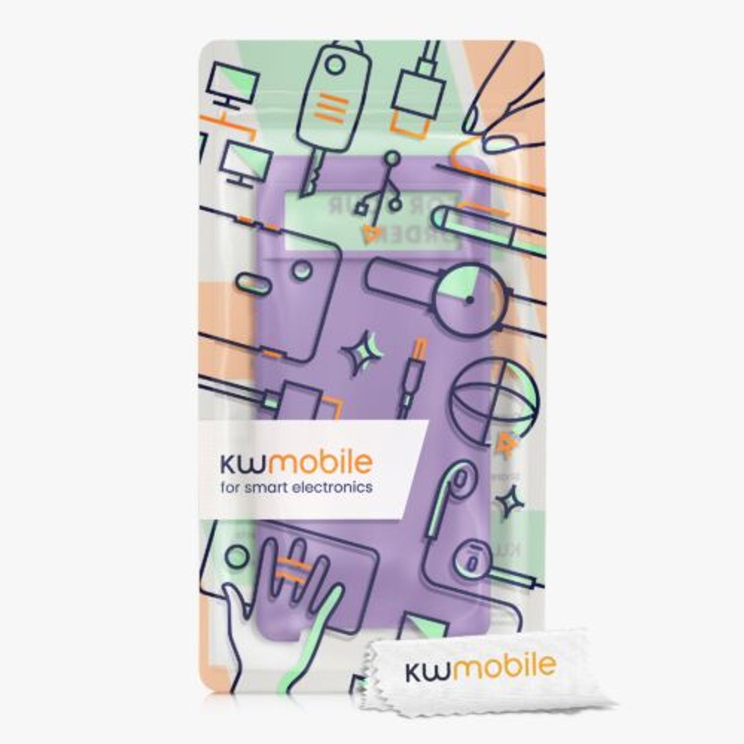 Husa pentru Google Pixel 6, Silicon, Mov, 55480.221, Kwmobile fotografia produsului View 8 L