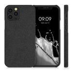Husa pentru iPhone 12/iPhone 12 Pro, Textil, Gri, 55752.01 fotografia produsului View 2 S