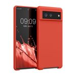 Husa pentru Google Pixel 6, Silicon, Rosu, 55480.218, Kwmobile fotografia produsului