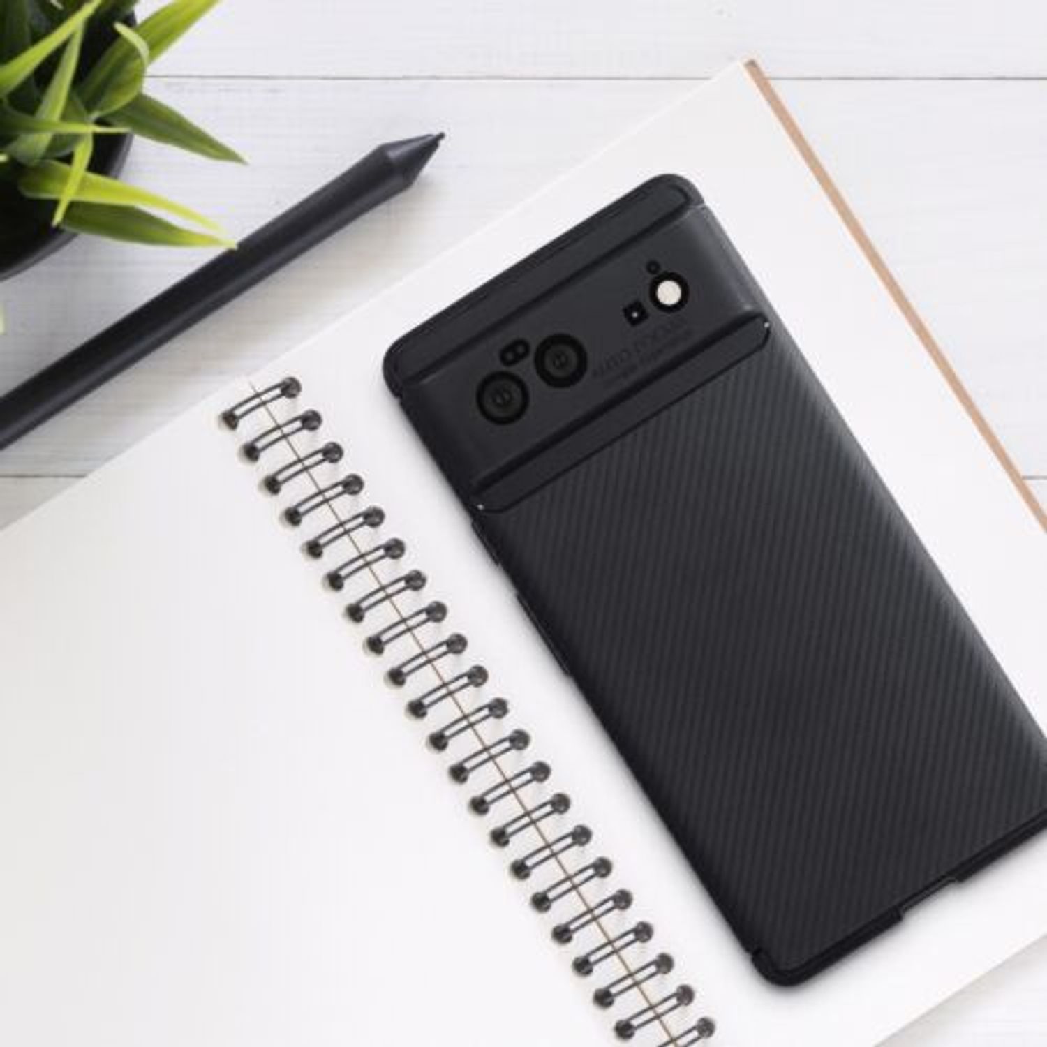Husa pentru Google Pixel 6, Silicon, Negru, 57010.04, Kwmobile fotografia produsului View 3 L