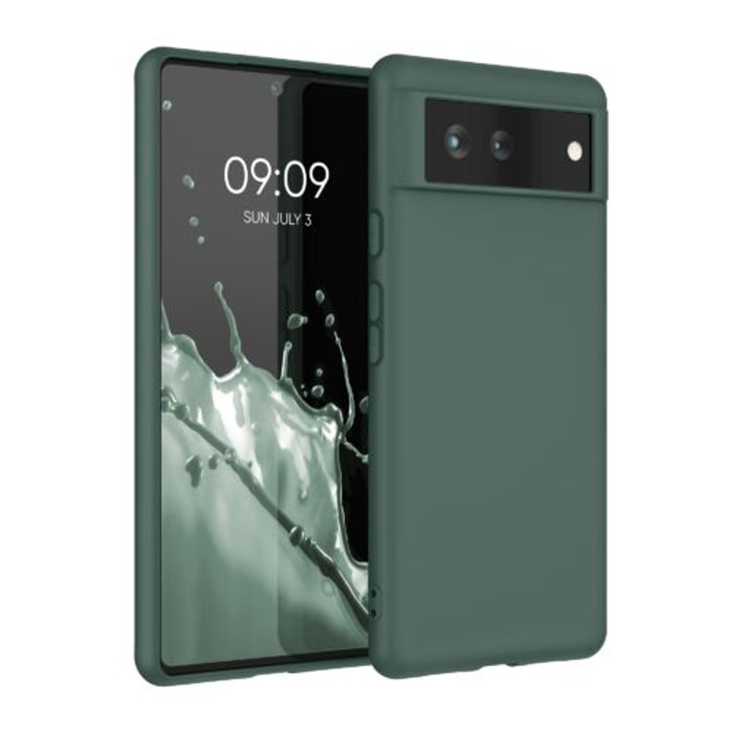Husa pentru Google Pixel 6, Silicon, Verde, 55434.166, Kwmobile fotografia produsului