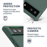 Husa pentru Google Pixel 6, Silicon, Verde, 55434.166, Kwmobile fotografia produsului View 5 S
