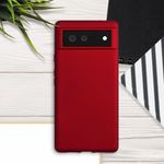 Husa pentru Google Pixel 6, Silicon, Rosu, 55783.36, Kwmobile fotografia produsului View 4 S