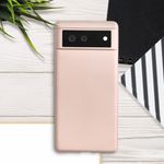 Husa pentru Google Pixel 6, Silicon, Crem, 55783.31, Kwmobile fotografia produsului View 3 S