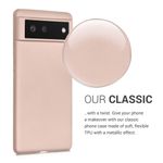 Husa pentru Google Pixel 6, Silicon, Crem, 55783.31, Kwmobile fotografia produsului View 4 S
